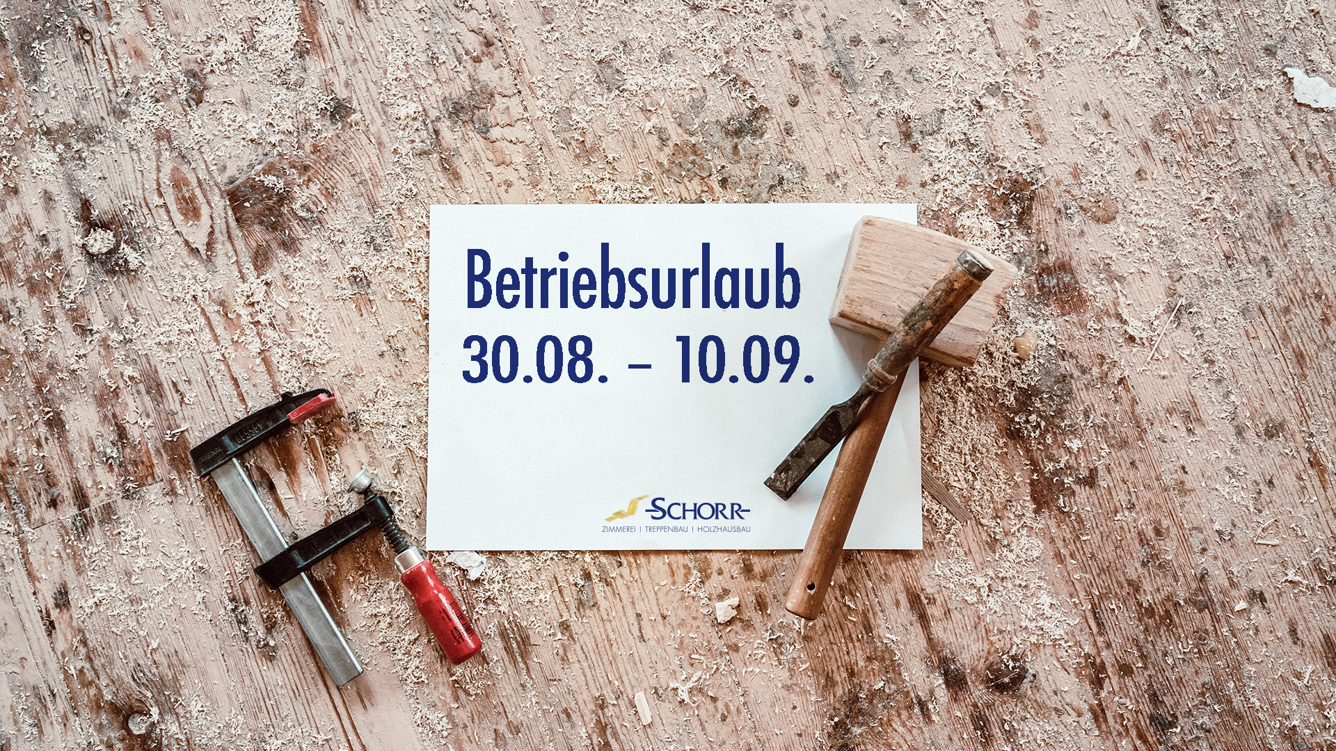 Betriebsurlaub 2021 Header