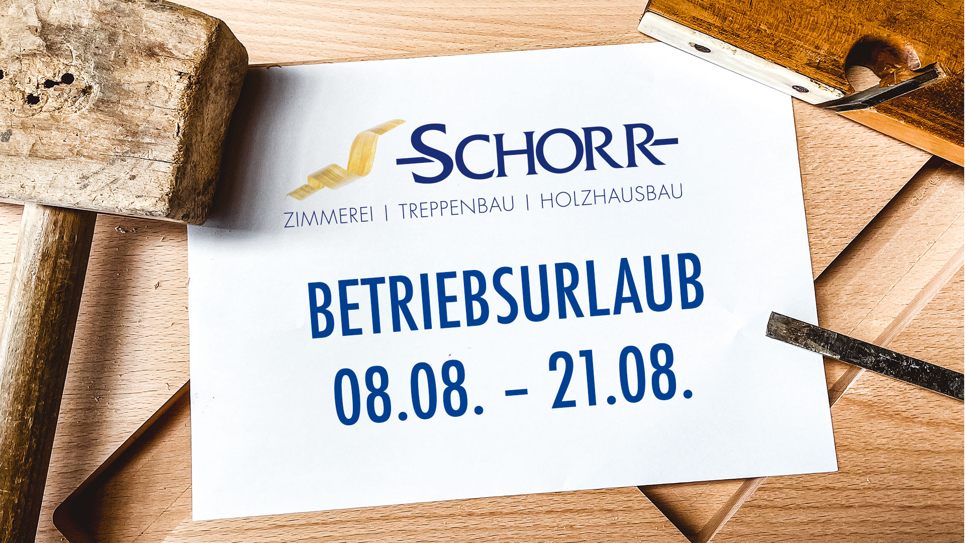 Header Betriebsurlaub 2022